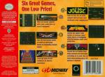 Midway's Greatest Arcade Hits Volume 1 Box Art Back